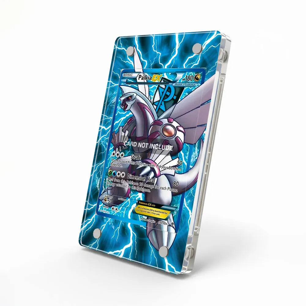 PalkiaEX 100-101 Plasma Storm Extended Art Display Cases - Magnetic Case - Side View