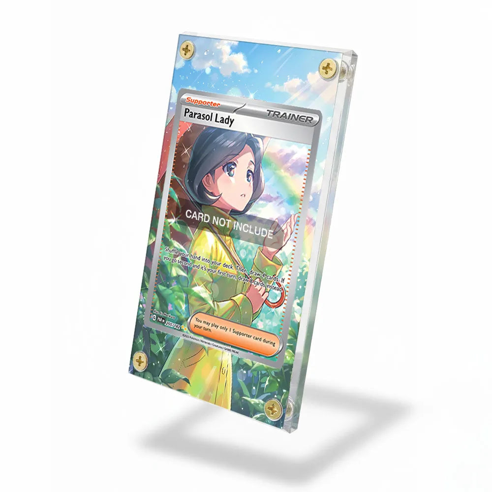 Parasol Lady 255-182 SIR SAR Paradox Rift Extended Art Display Cases - Screws Case - Side View