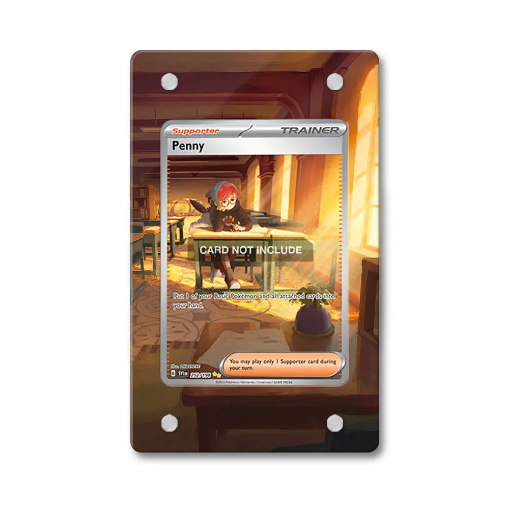 Penny 252-198 SIR SAR Scarlet Violet Base Set Extended Art Display Cases - PSA Slab Case - Front View