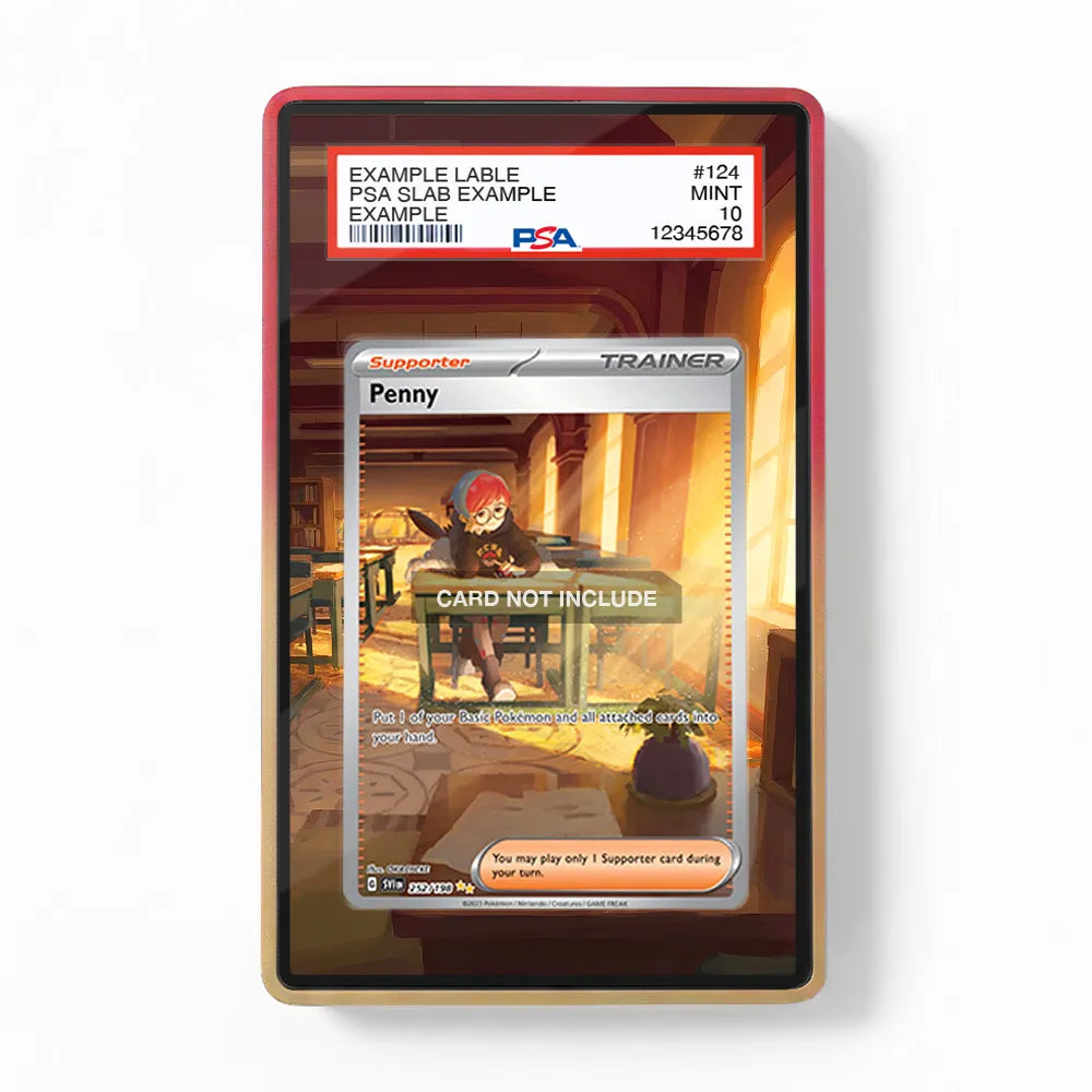 Penny 252-198 SIR SAR Scarlet & Violet Base Set Extended Art Display Cases - PSA Slab Case - Front View