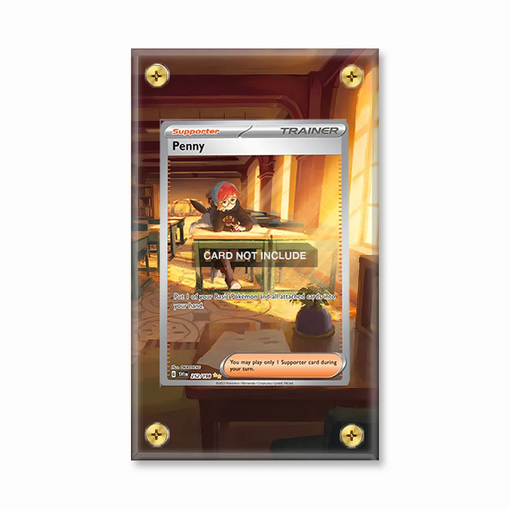 Penny 252-198 SIR SAR Scarlet & Violet Base Set Extended Art Display Cases - Screws Case - Front View