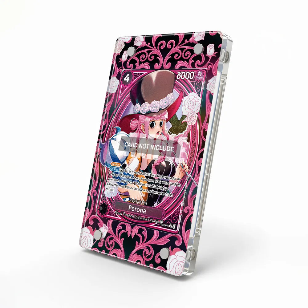 Perona EB03-045 SP Special Rare EB03-Heroines Edition Extended Art Display Cases - Magnetic Case - Side View