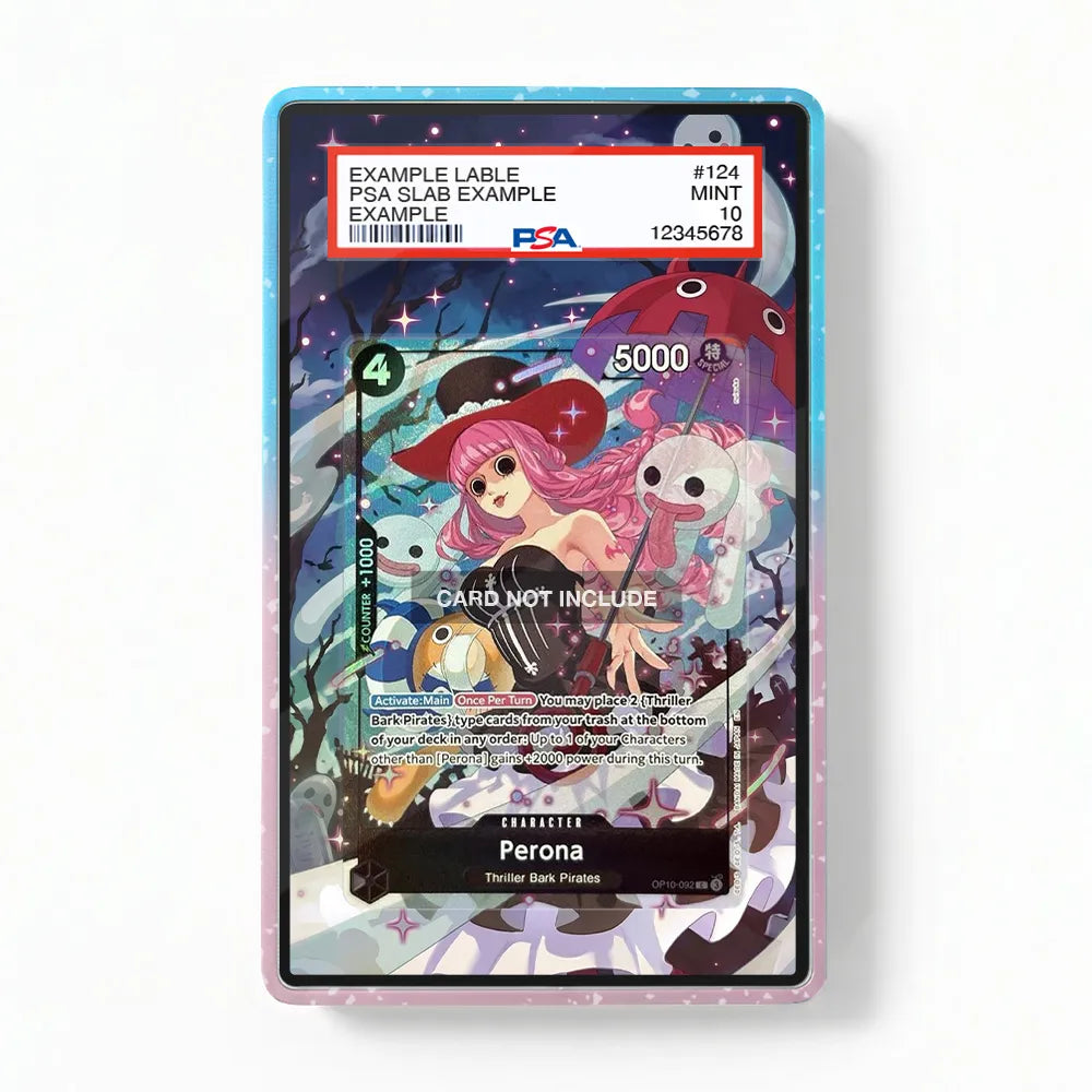 Perona OP10-092 C Alt Art Royal Bloodlines Extended Art Display Cases - PSA Slab Case - Front View