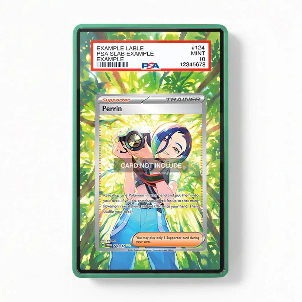 Perrin 220-167 SIR SAR Twilight Masquerade Extended Art Display Cases - PSA Slab Case - Front View