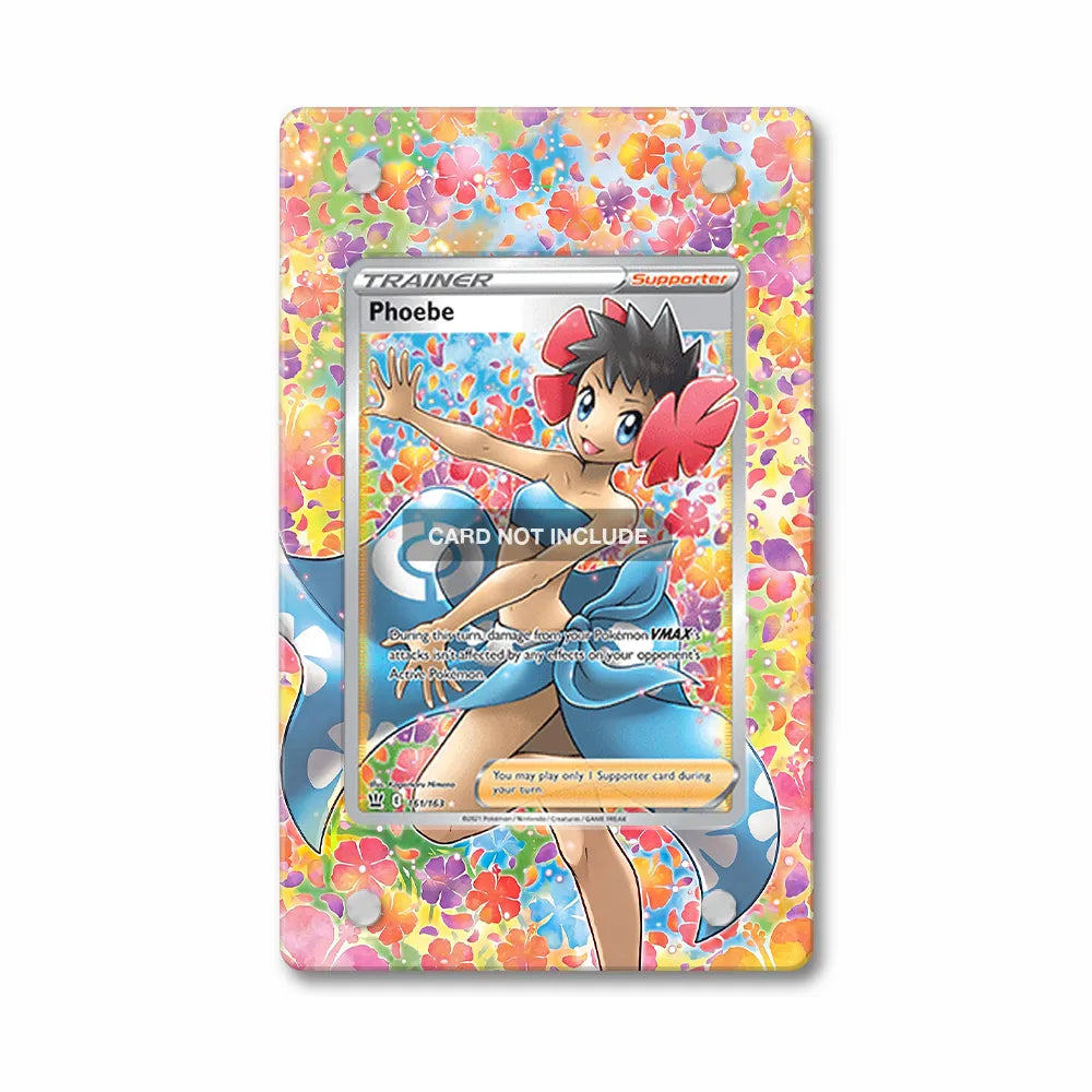 Phoebe 161-163 SR Battle Styles Extended Art Display Cases - Magnetic Case - Front View