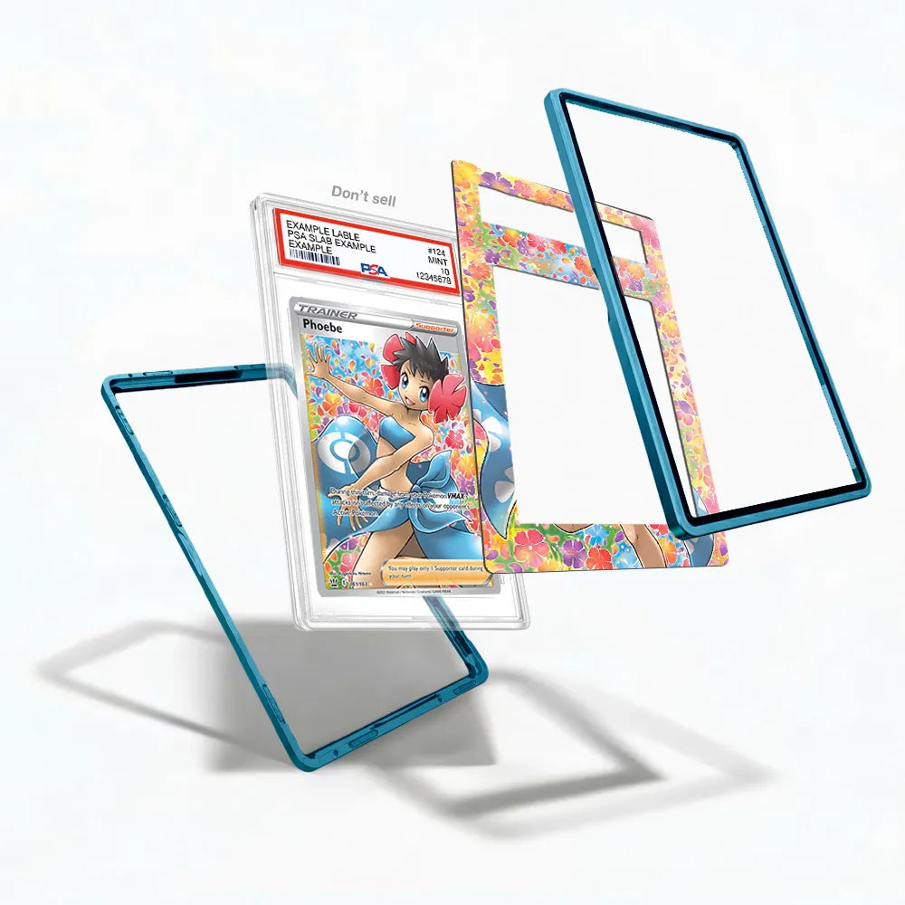 Phoebe 161-163 SR Battle Styles Extended Art Display Cases - PSA Slab Case - Detail View