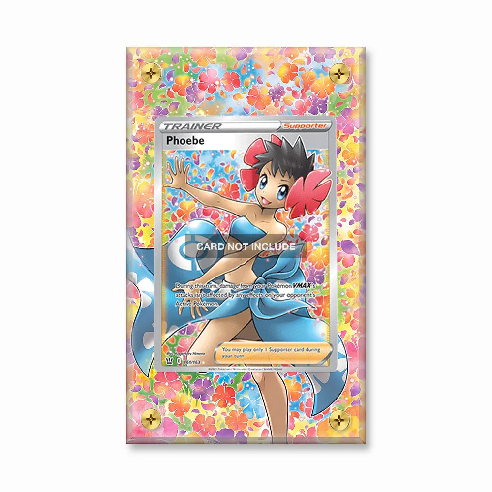 Phoebe 161-163 SR Battle Styles Extended Art Display Cases - Screws Case - Front View