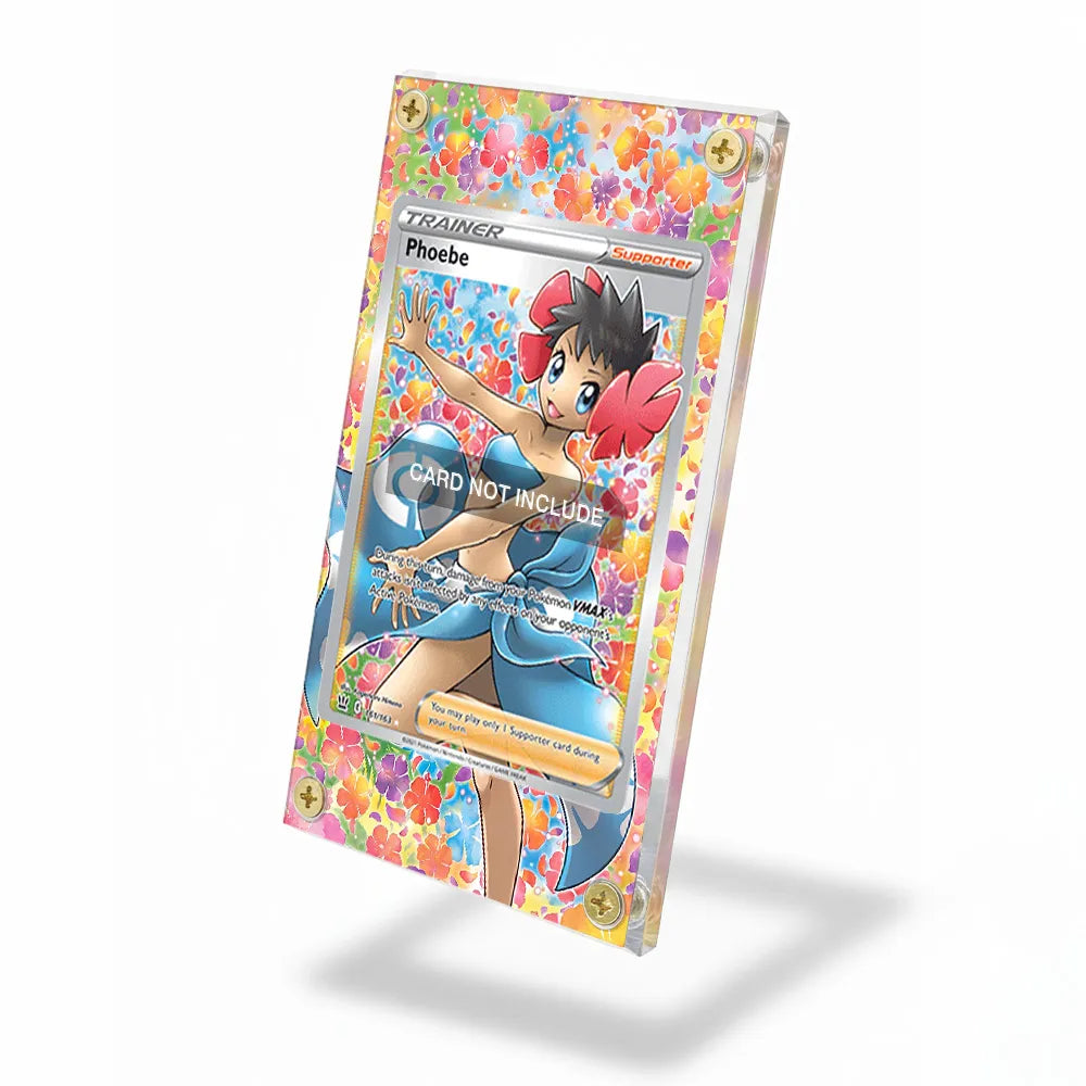 Phoebe 161-163 SR Battle Styles Extended Art Display Cases - Screws Case - Side View