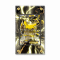 Pikachu-EX XY124 XY-Promo Extended Art Display Cases - Screws Case - Front View