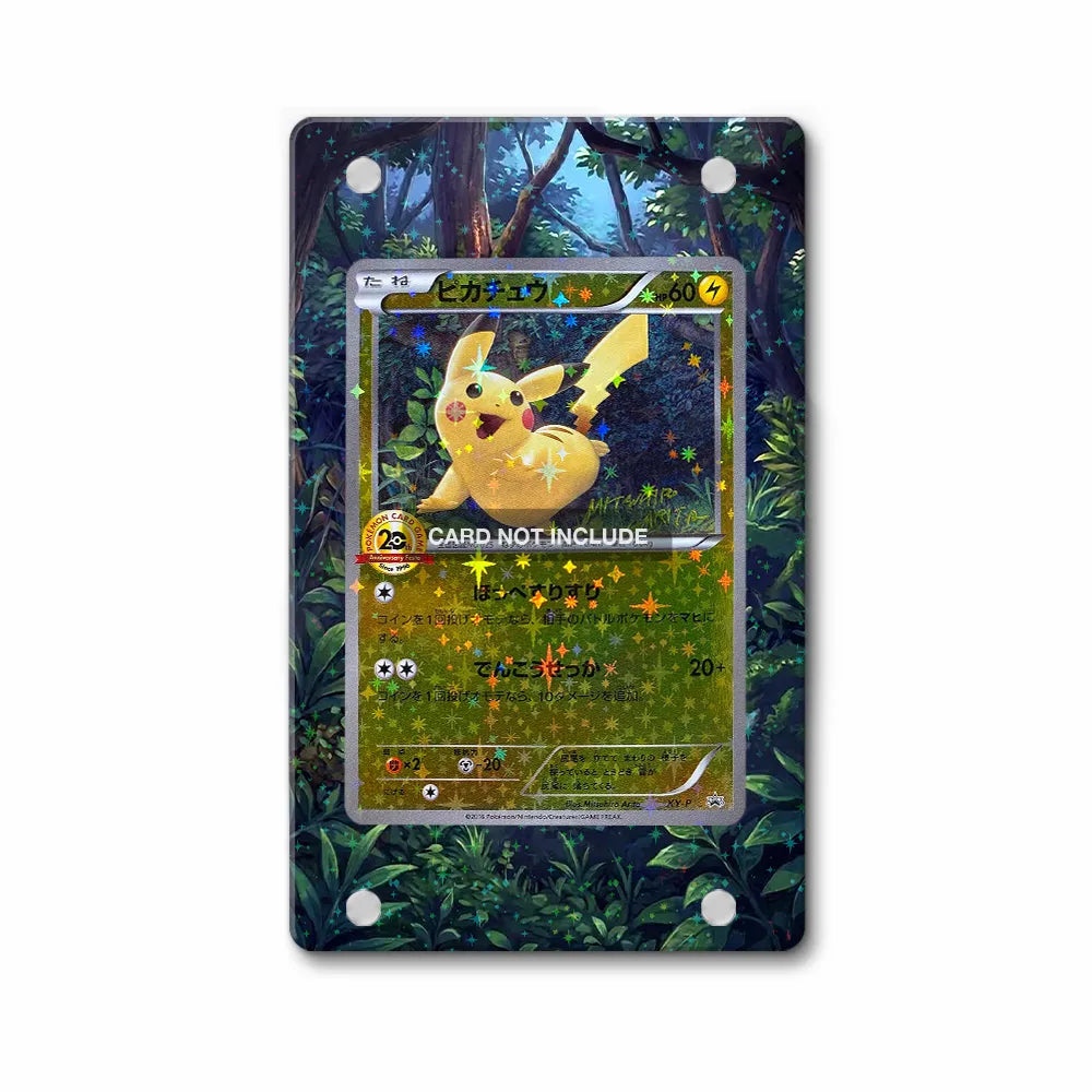 Pikachu-Holo XY-P Battle Festa Pokemon Cards Extended Art Display Cases - Magnetic Case - Front View