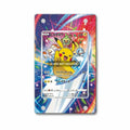 Pikachu 001-S-P SWSH PRE-ORDER Pokemon Cards Custom Art Display Cases - Magnetic Case - Front View