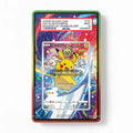 Pikachu 001-S-P SWSH PRE-ORDER Pokemon Cards Custom Art Display Cases - PSA Slab Case - Front View