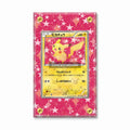 Pikachu 007-020U Shiny Collection Pokemon Cards Extended Art Display Cases - Screws Case - Front View