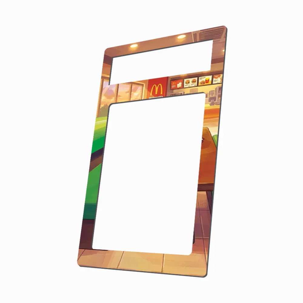 Pikachu 020-M-P McDonald's Promo Extended Art Display Cases - PSA Metal Art Only - Side View