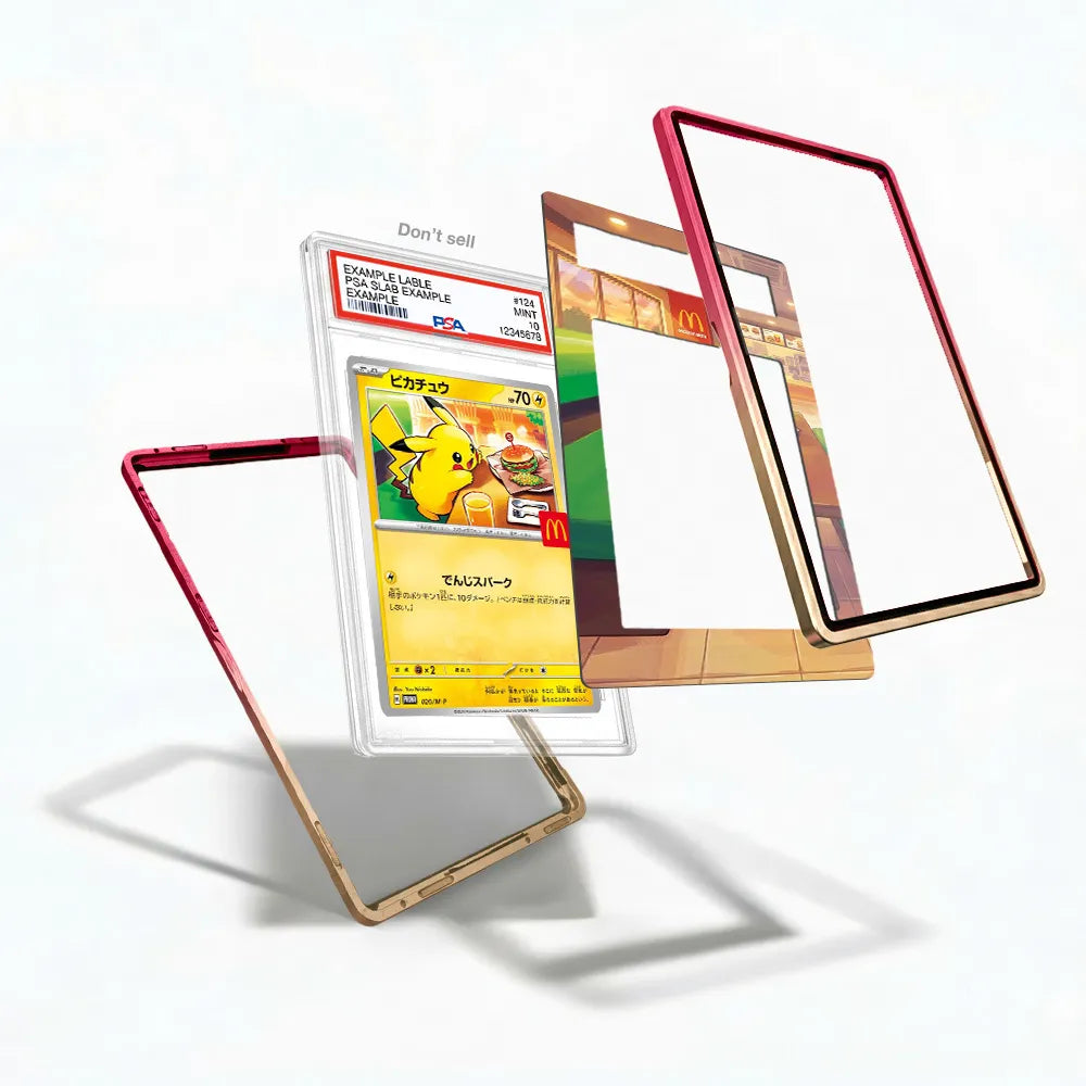 Pikachu 020-M-P McDonald's Promo Extended Art Display Cases - PSA Slab Case - Detail View