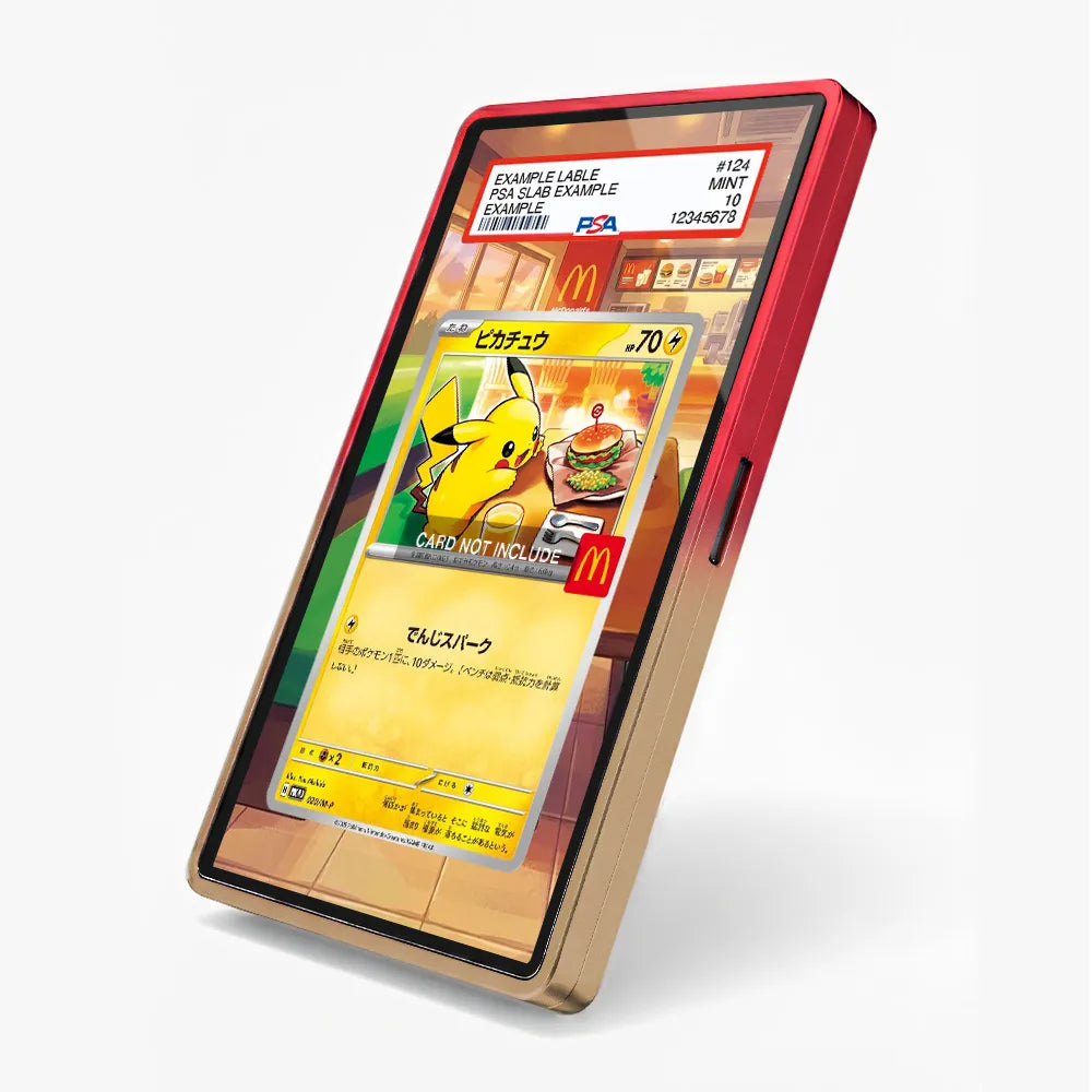 Pikachu 020-M-P McDonald's Promo Extended Art Display Cases - PSA Slab Case - Side View