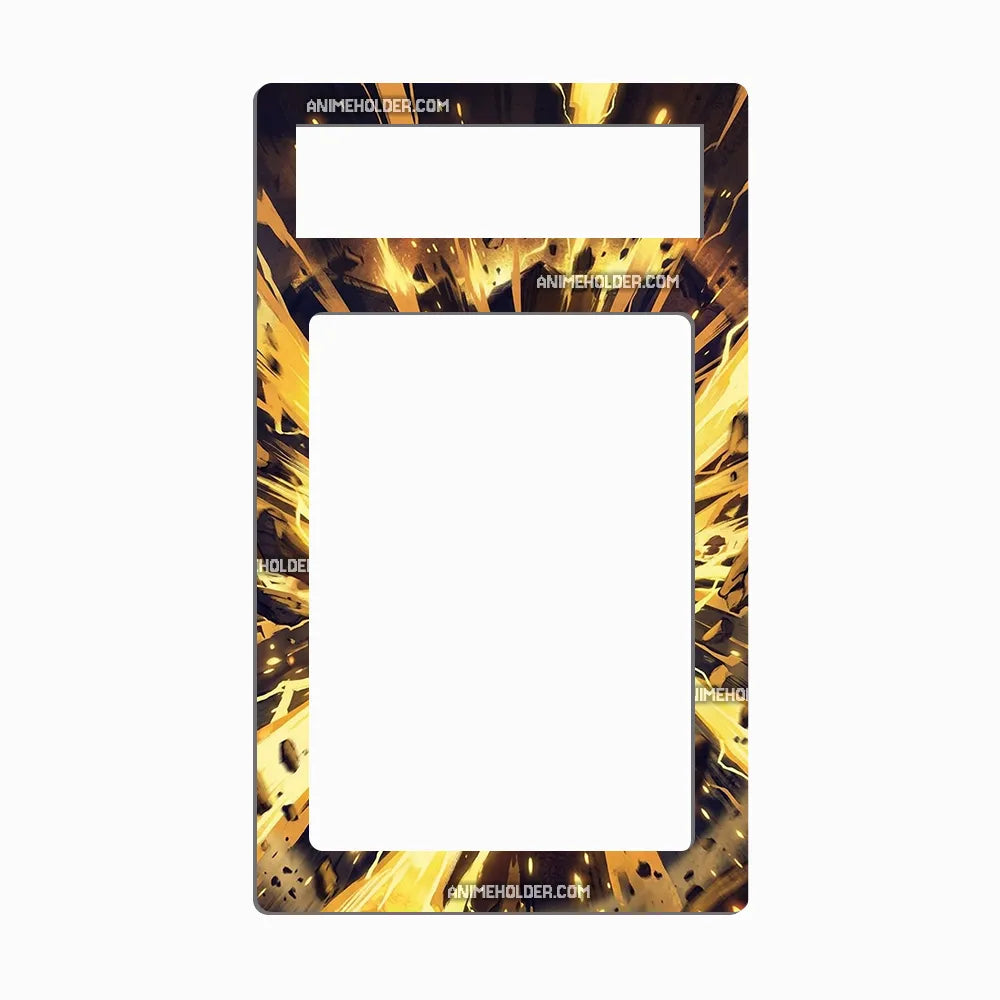 Pikachu 024-128 30th Anniversary Pokemon Cards Extended Art Display Cases - PSA Metal Art Only - Front View