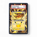 Pikachu 024-128 30th Anniversary Pokemon Cards Extended Art Display Cases - PSA Slab Case - Front View