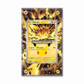 Pikachu 024-128 30th Anniversary Pokemon Cards Extended Art Display Cases - Screws Case - Front View