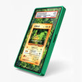 Pikachu 025 Japanese Base Set Pokemon Cards Custom Art Display Cases - PSA Slab Case - Side View