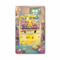 Pikachu 028-128 30th Anniversary Collection Pokemon Cards Custom Art Display Cases - Magnetic Case - Front View