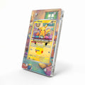 Pikachu 028-128 30th Anniversary Collection Pokemon Cards Custom Art Display Cases - Magnetic Case - Side View