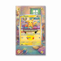 Pikachu 028-128 30th Anniversary Collection Pokemon Cards Custom Art Display Cases - Screws Case - Front View