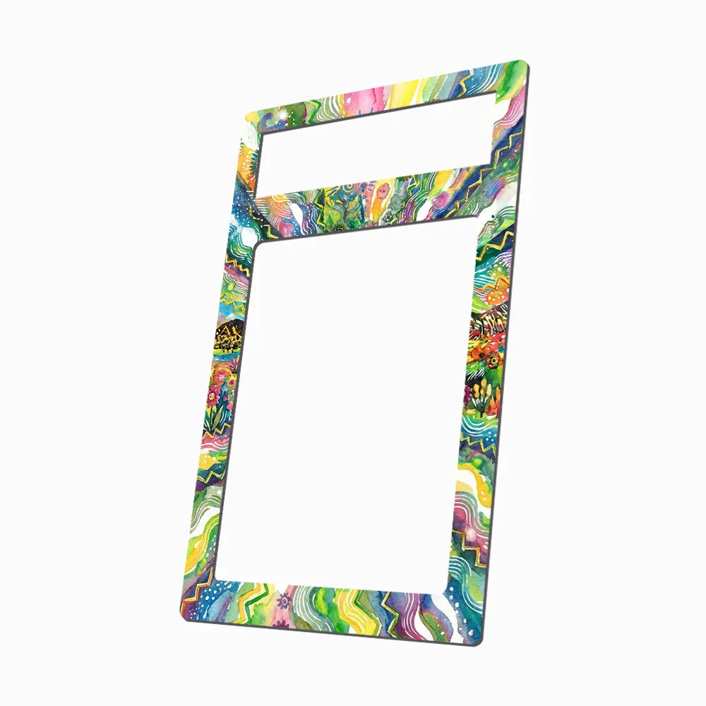 Pikachu 040-128 30th Anniversary Pokemon Cards Custom Art Display Cases - PSA Metal Art Only - Side View