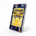 Pikachu 044-128 30th Anniversary Pokemon Cards Extended Art Display Cases - Magnetic Case - Side View