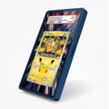 Pikachu 044-128 30th Anniversary Pokemon Cards Extended Art Display Cases - PSA Slab Case - Side View