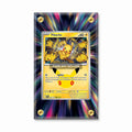 Pikachu 044-128 30th Anniversary Pokemon Cards Extended Art Display Cases - Screws Case - Front View