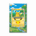 Pikachu 050-128 30th Anniversary Collection Pokemon Cards Custom Art Display Cases - Screws Case - Front View