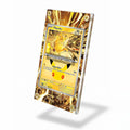 Pikachu 052-128 30th Anniversary Pokemon Cards Extended Art Display Cases - Screws Case - Side View