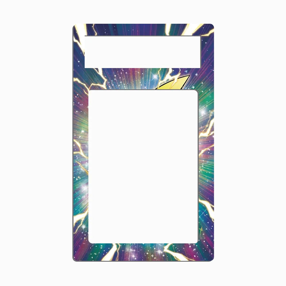 Pikachu 090-XY-P Promo-Battle Festa Pokemon Cards Custom Art Display Cases - PSA Metal Art Only - Front View