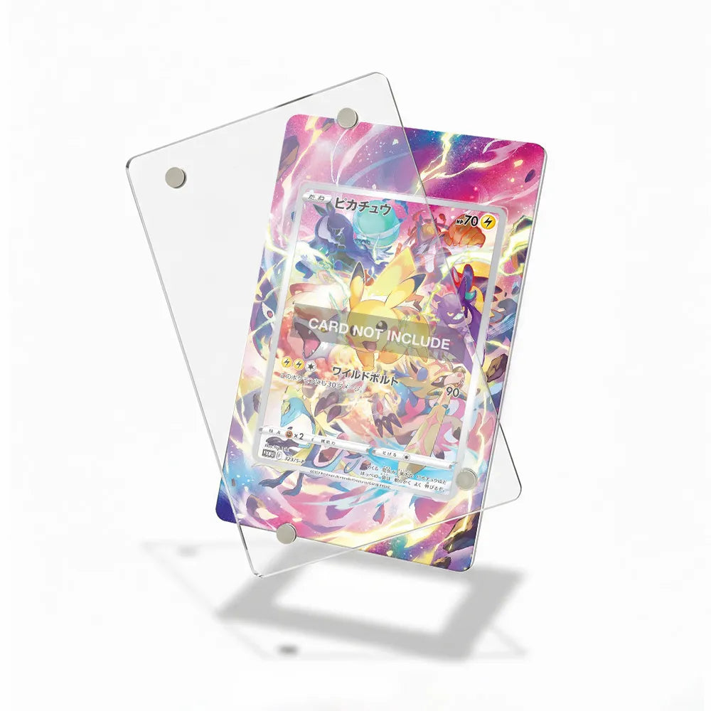 Pikachu 160-159 SIR SAR Crown Zenith Extended Art Display Cases - Magnetic Case - Detail View