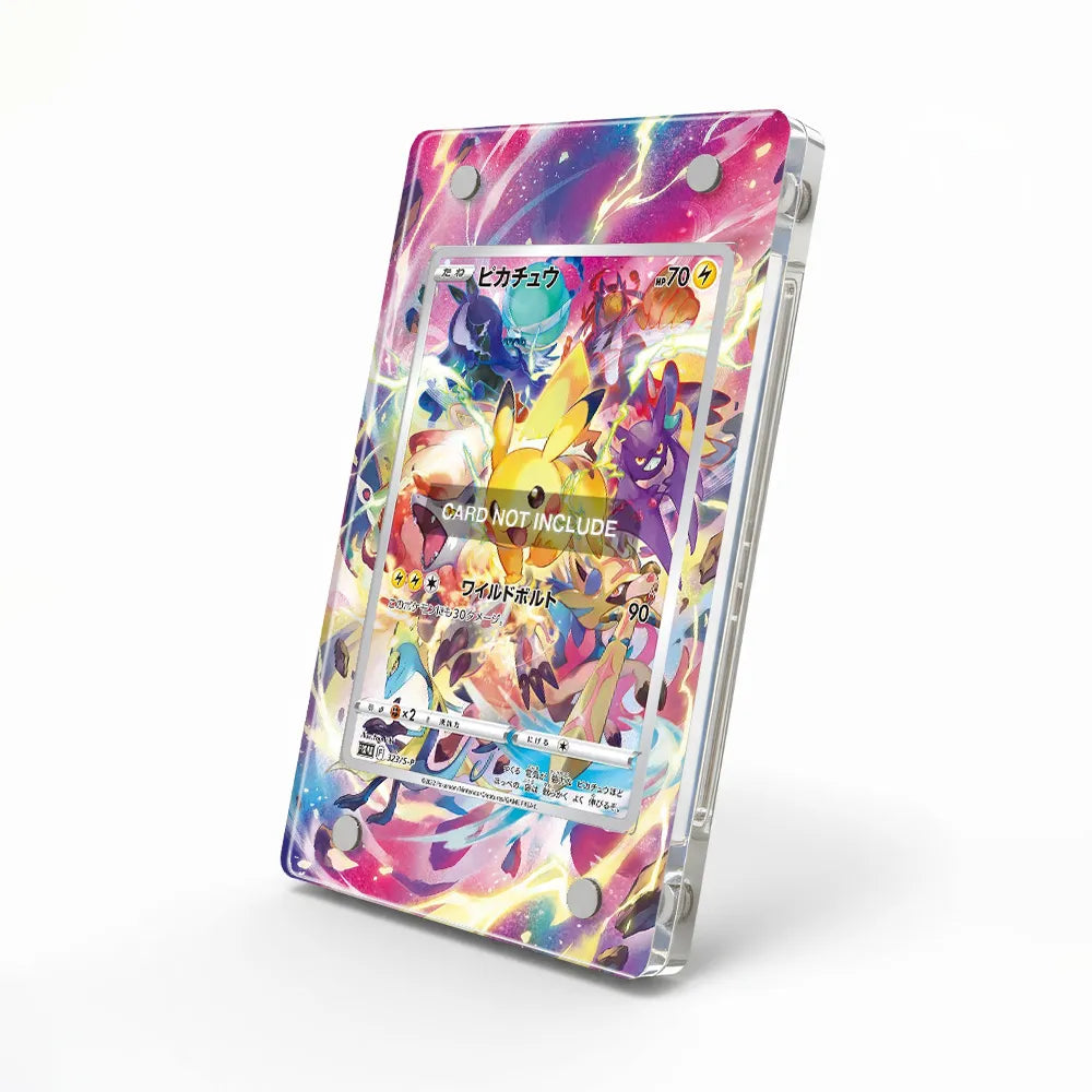 Pikachu 160-159 SIR SAR Crown Zenith Extended Art Display Cases - Magnetic Case - Side View