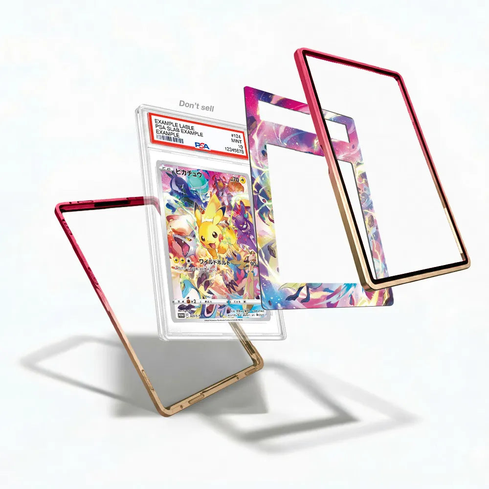 Pikachu 160-159 SIR SAR Crown Zenith Extended Art Display Cases - PSA Slab Case - Detail View
