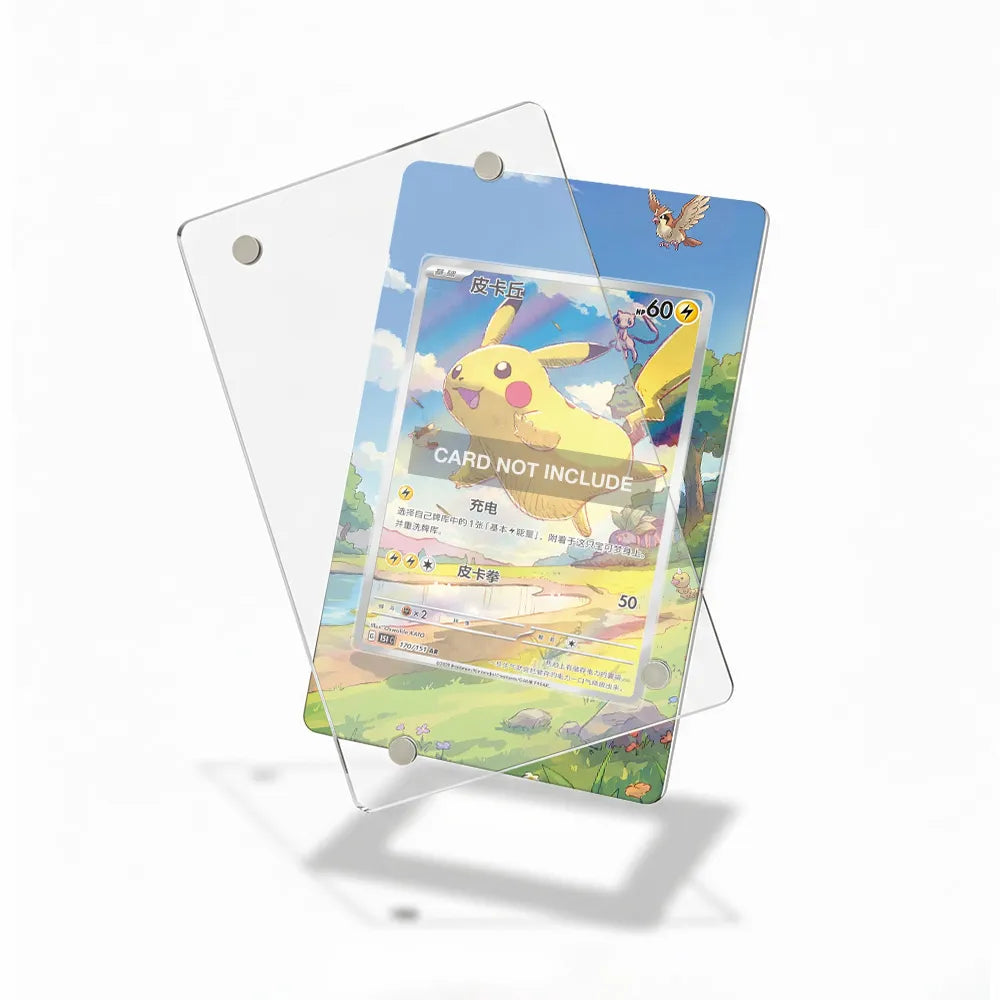 Pikachu 170-151 AR Collect 151 Journey Chinese Exclusive Extended Art Display Cases - Magnetic Case - Detail View