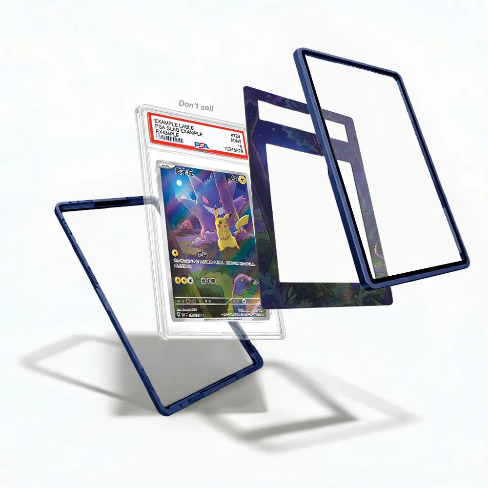 Pikachu 172-151 AR Collect 151 Journey Chinese Exclusive Extended Art Display Cases - PSA Slab Case - Detail View