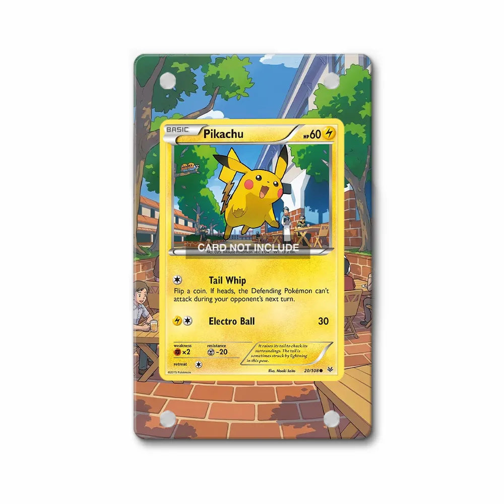 Pikachu 20-108 Build-A-Bear Workshop Promo Roaring Skies Extended Art Display Cases - Magnetic Case - Front View