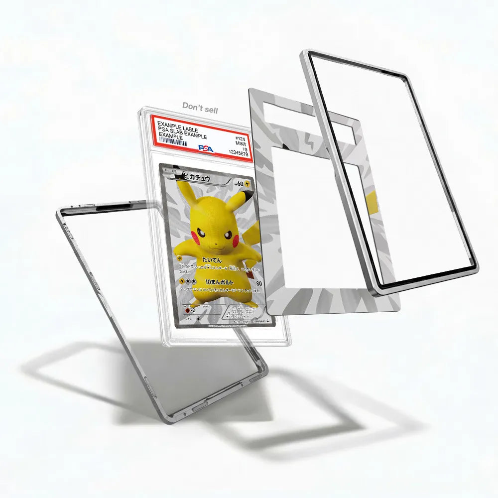 Pikachu 229 BW-P Promo JP Extended Art Display Cases - PSA Slab Case - Detail View