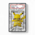 Pikachu 229 BW-P Promo JP Extended Art Display Cases - PSA Slab Case - Front View