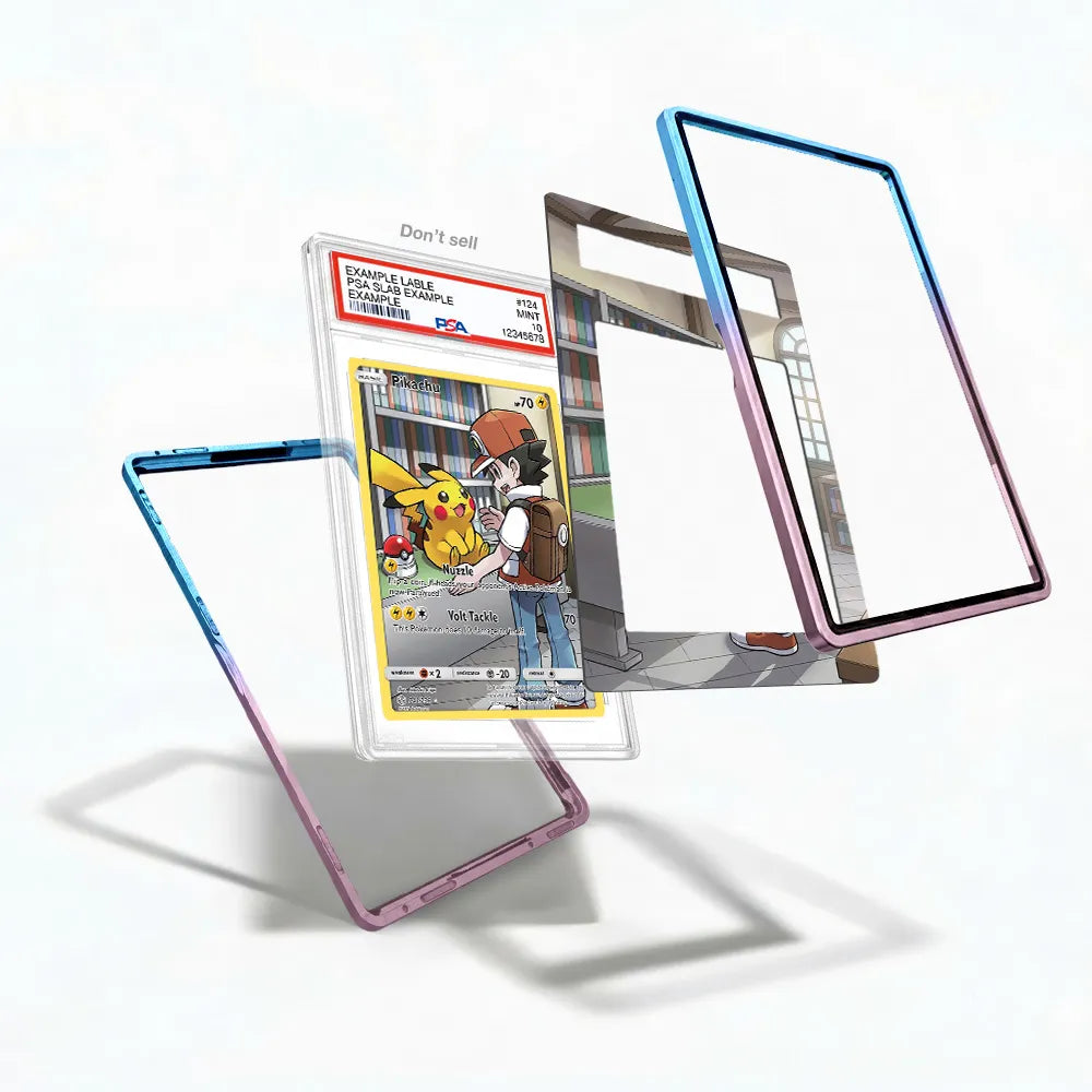 Pikachu 241-236 Unified Minds Extended Art Display Cases - PSA Slab Case - Detail View