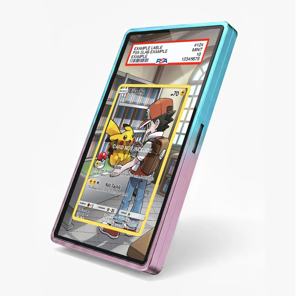 Pikachu 241-236 Unified Minds Extended Art Display Cases - PSA Slab Case - Side View