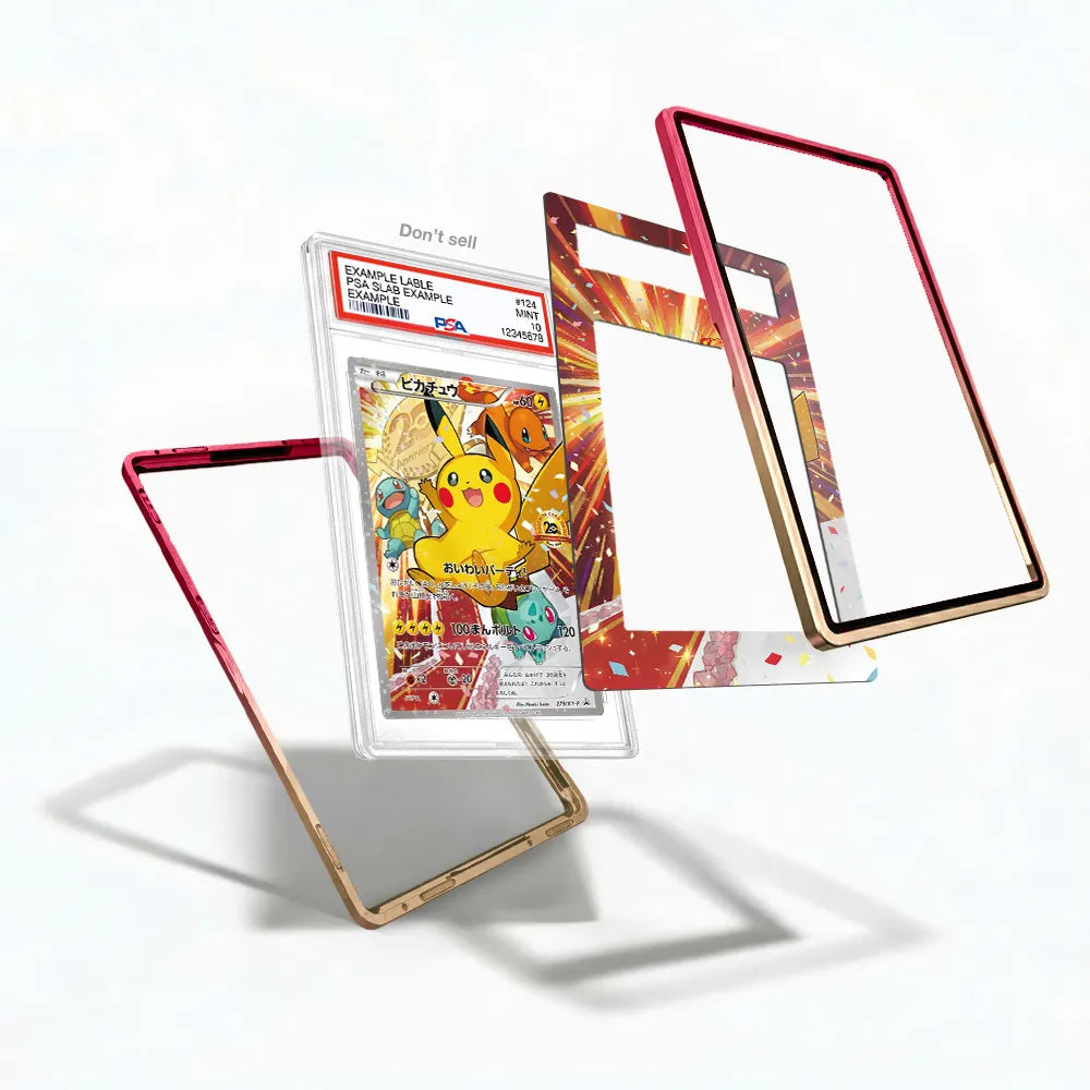 Pikachu 279 XY-P Promo JP Extended Art Display Cases - PSA Slab Case - Detail View