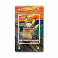 Pikachu 288 SM-P Munch Scream Promo Extended Art Display Cases - Magnetic Case - Front View