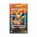 Pikachu 288 SM-P Munch Scream Promo Extended Art Display Cases - Screws Case - Front View