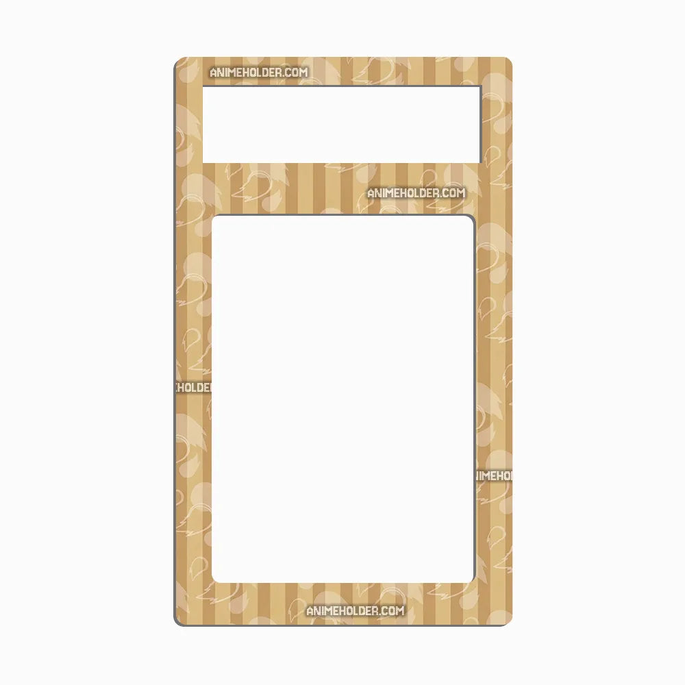 Pikachu Mega Lucario Poncho Business Card 2015 Pokemon Cards Extended Art Display Cases - PSA Metal Art Only - Front View