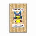 Pikachu Mega Lucario Poncho Business Card 2015 Pokemon Cards Extended Art Display Cases - Screws Case - Front View