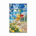 Pikachu SVP 027 Promo Extended Art Display Cases - Screws Case - Front View